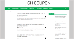 Desktop Screenshot of highcoupon.com