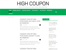 Tablet Screenshot of highcoupon.com